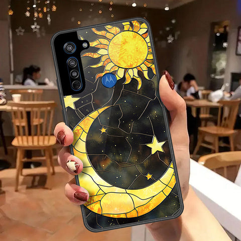 Motorola Moto G8 Cover - Celestial Starry Universe Series - HQ Premium Shine Durable Shatterproof Case