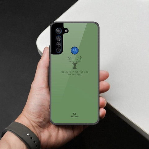 Motorola Moto G8 Cover - Nice Series - HQ Premium Shine Durable Shatterproof Case