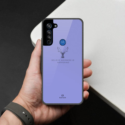 Motorola Moto G8 Cover - Nice Series - HQ Premium Shine Durable Shatterproof Case