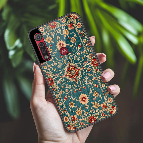 Motorola Moto G8 Play Cover - ONation Persian Rugs Series 2 - HQ Premium Shine Durable Shatterproof Case