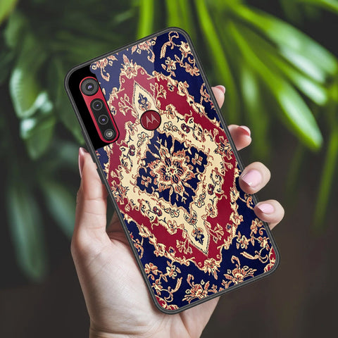 Motorola One Macro Cover - ONation Persian Rugs Series 2 - HQ Premium Shine Durable Shatterproof Case