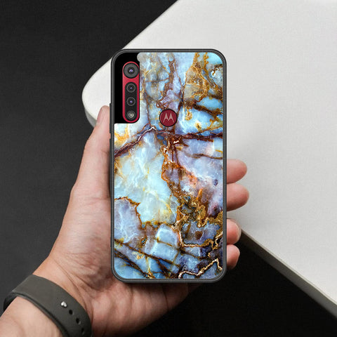 Motorola Moto G8 Play Cover - Colorful Marble Series - HQ Premium Shine Durable Shatterproof Case