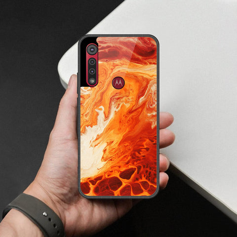 Motorola One Macro Cover - Mystic Marble Series - HQ Premium Shine Durable Shatterproof Case