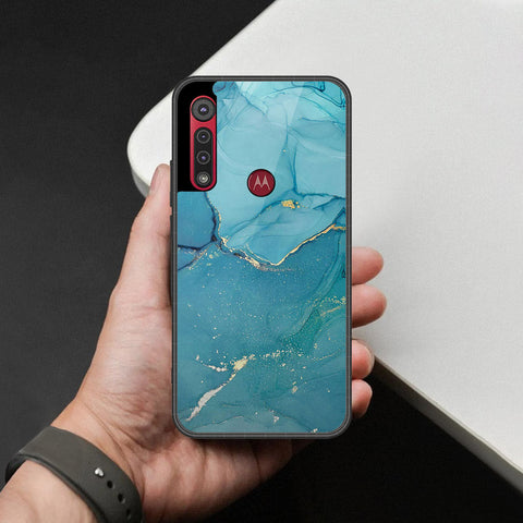 Motorola One Macro Cover - Mystic Marble Series - HQ Premium Shine Durable Shatterproof Case