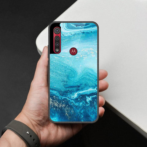Motorola Moto G8 Play Cover - Mystic Marble Series - HQ Premium Shine Durable Shatterproof Case