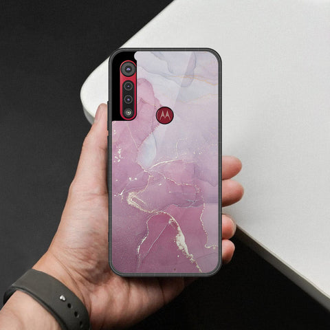 Motorola One Macro Cover - Mystic Marble Series - HQ Premium Shine Durable Shatterproof Case