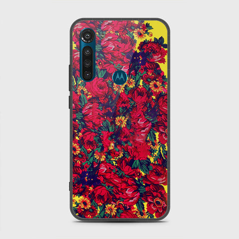 Motorola Moto G8 Power Cover - Floral Series - HQ Premium Shine Durable Shatterproof Case