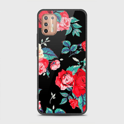 Motorola Moto G9 Plus Cover - Floral Series - HQ Premium Shine Durable Shatterproof Case