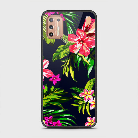 Motorola Moto G9 Plus Cover - Floral Series - HQ Premium Shine Durable Shatterproof Case