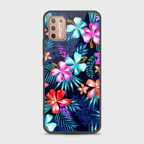 Motorola Moto G9 Plus Cover - Floral Series - HQ Premium Shine Durable Shatterproof Case