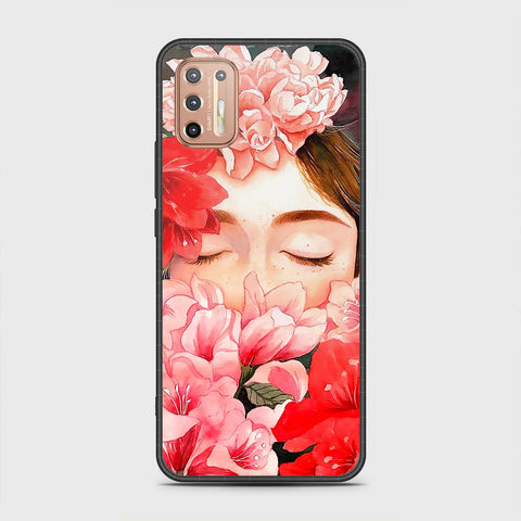 Motorola Moto G9 Plus Cover - Floral Series - HQ Premium Shine Durable Shatterproof Case