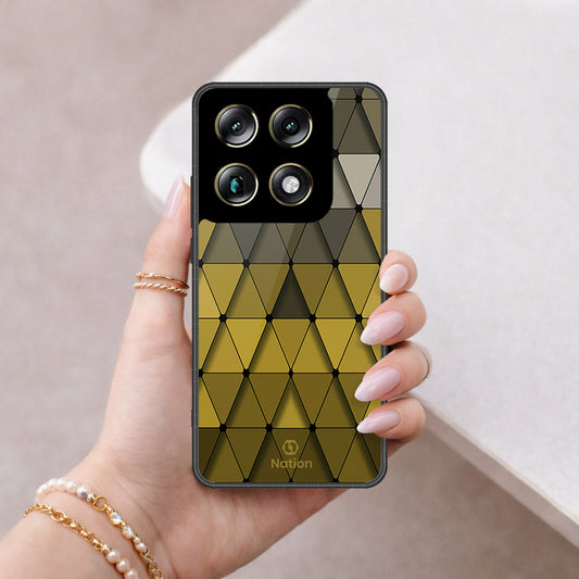 Motorola Signature Cover - Onation Pyramid Series - HQ Ultra Shine Premium Infinity Glass Soft Silicon Borders Case