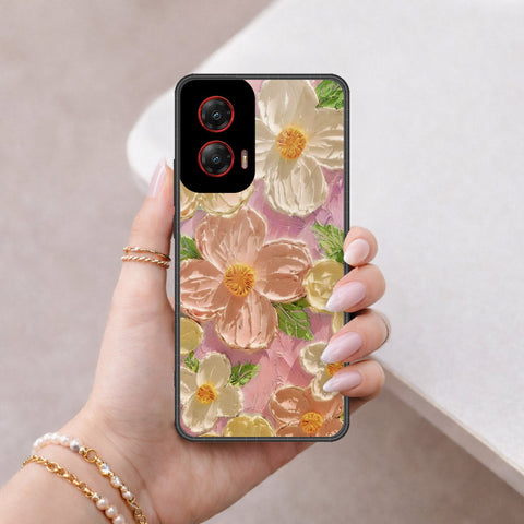 Motorola Moto G Stylus (2024) Cover - Floral Series - Design 11 - White & Green - HQ Premium Shine Durable Shatterproof Case