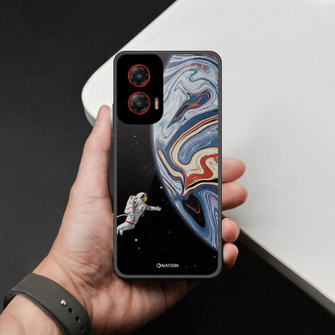 Motorola Moto G Stylus (2024) Cover - Cosmic Marble Astronaut Design - HQ Premium Shine Durable Shatterproof Case