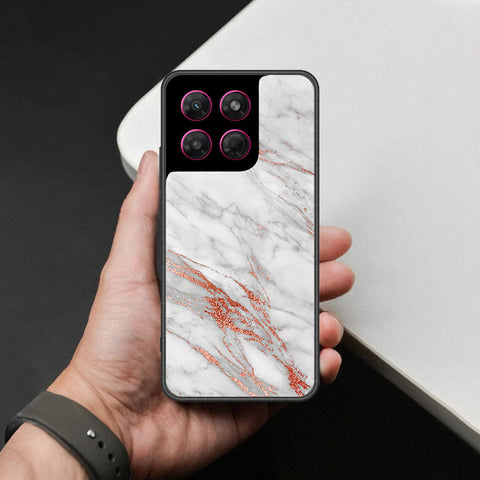 Motorola Moto G Stylus (2025) Cover - White Marble Series - HQ Ultra Shine Premium Infinity Glass Soft Silicon Borders Case