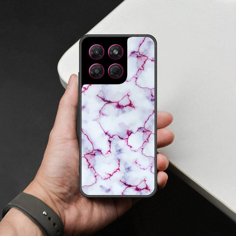 Motorola Moto G Stylus (2025) Cover - White Marble Series - HQ Ultra Shine Premium Infinity Glass Soft Silicon Borders Case