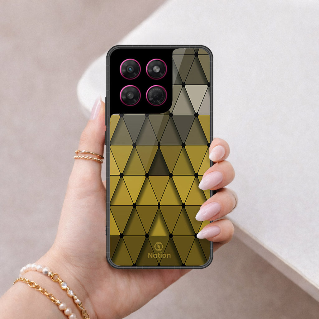 Motorola Moto G Stylus (2025) Cover - Onation Pyramid Series - HQ Ultra Shine Premium Infinity Glass Soft Silicon Borders Case