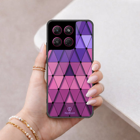 Motorola Moto G Stylus (2025) Cover - Onation Pyramid Series - HQ Ultra Shine Premium Infinity Glass Soft Silicon Borders Case