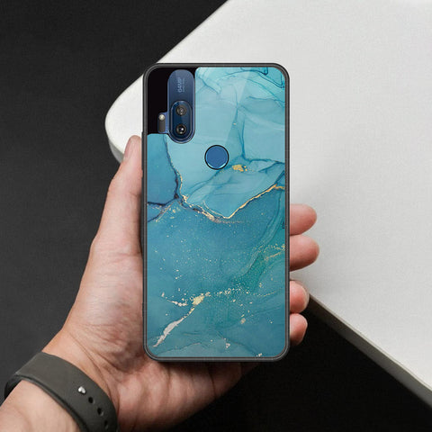 Motorola One Hyper Cover - Mystic Marble Series - HQ Premium Shine Durable Shatterproof Case