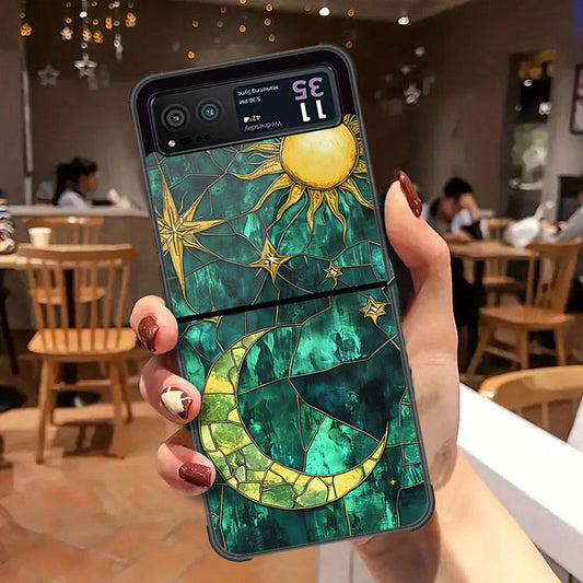 Motorola Razr 40 Cover - Celestial Starry Universe Series - HQ Premium Shine Durable Shatterproof Case
