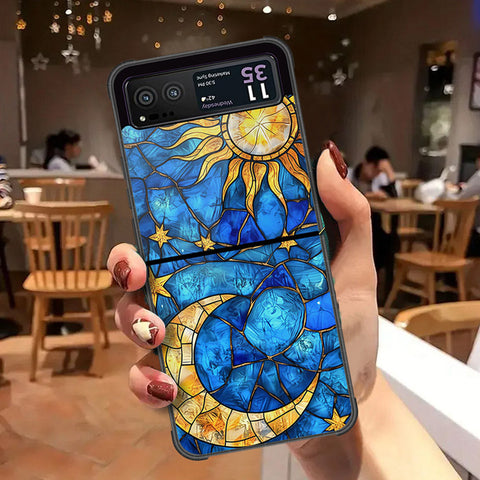 Motorola Razr 40 Cover - Celestial Starry Universe Series - HQ Premium Shine Durable Shatterproof Case