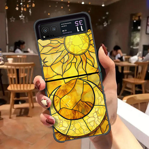 Motorola Razr 40 Cover - Celestial Starry Universe Series - HQ Premium Shine Durable Shatterproof Case