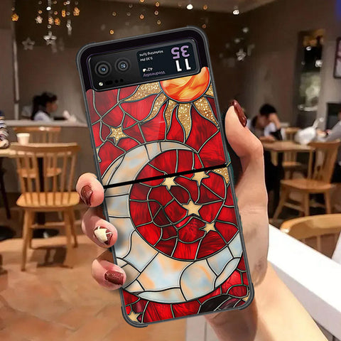 Motorola Razr 40 Cover - Celestial Starry Universe Series - HQ Premium Shine Durable Shatterproof Case
