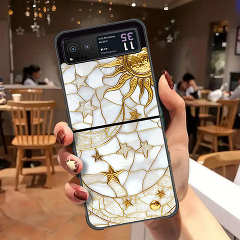 Motorola Razr 40 Cover - Celestial Starry Universe Series - HQ Premium Shine Durable Shatterproof Case