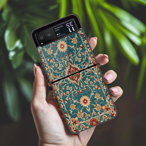 Motorola Razr 40 Cover - ONation Persian Rugs Series 2 - HQ Premium Shine Durable Shatterproof Case