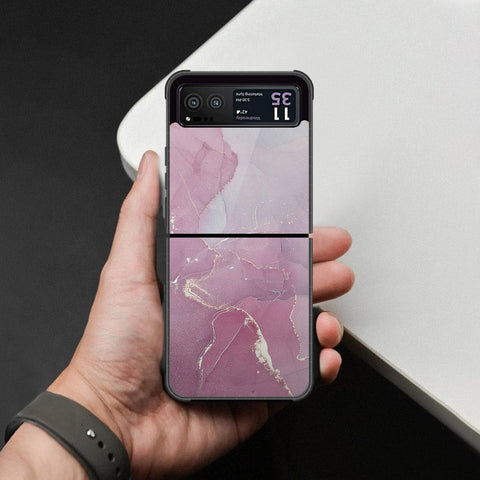 Motorola Razr 40 Cover - Mystic Marble Series - HQ Premium Shine Durable Shatterproof Case