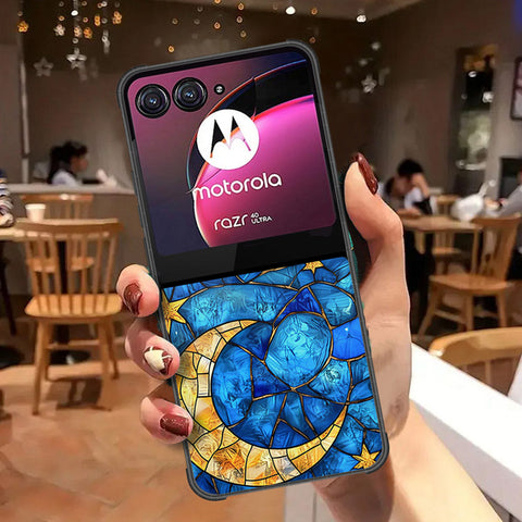 Motorola Razr 40 Ultra Cover - Celestial Starry Universe Series - HQ Premium Shine Durable Shatterproof Case