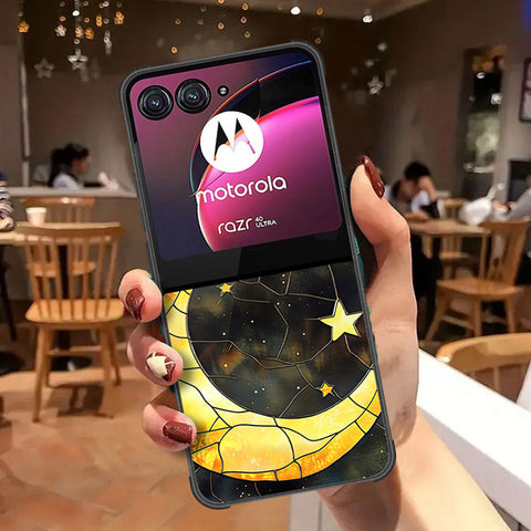 Motorola Razr 40 Ultra Cover - Celestial Starry Universe Series - HQ Premium Shine Durable Shatterproof Case