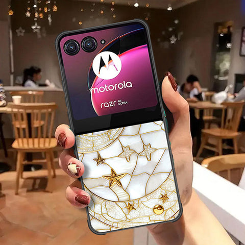 Motorola Razr 40 Ultra Cover - Celestial Starry Universe Series - HQ Premium Shine Durable Shatterproof Case