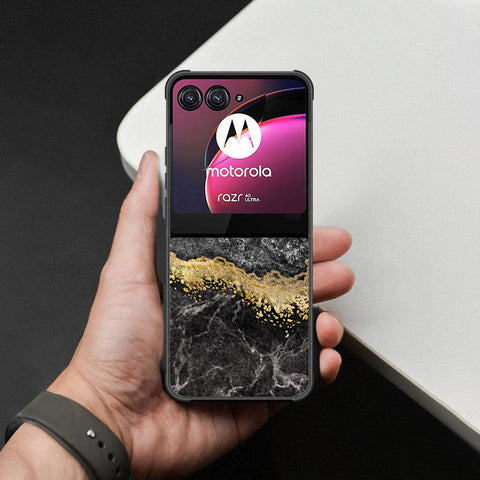 Motorola Razr 40 Ultra Cover - Colorful Marble Series - HQ Premium Shine Durable Shatterproof Case