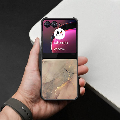 Motorola Razr 40 Ultra Cover - Mystic Marble Series - HQ Premium Shine Durable Shatterproof Case