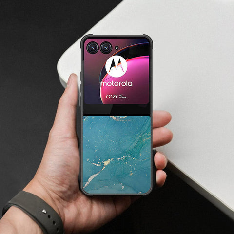 Motorola Razr 40 Ultra Cover - Mystic Marble Series - HQ Premium Shine Durable Shatterproof Case