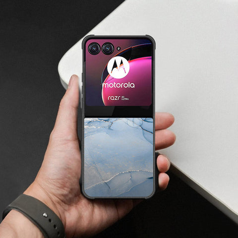 Motorola Razr 40 Ultra Cover - Mystic Marble Series - HQ Premium Shine Durable Shatterproof Case