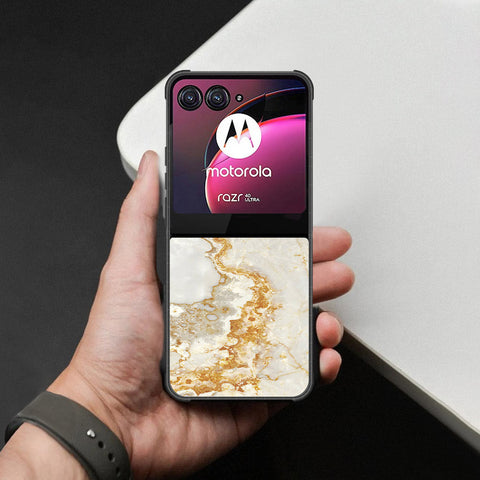 Motorola Razr 40 Ultra Cover - Mystic Marble Series - HQ Premium Shine Durable Shatterproof Case