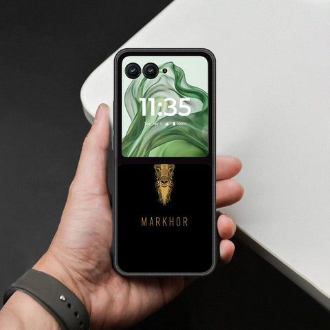 Motorola Razr 50 Cover - Markhor Series - HQ Premium Shine Durable Shatterproof Case