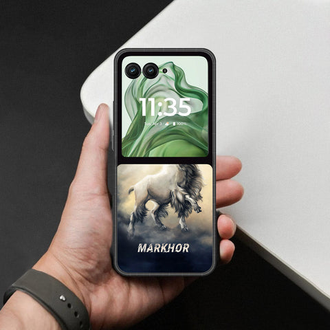 Motorola Razr 50 Cover - Markhor Series - HQ Premium Shine Durable Shatterproof Case