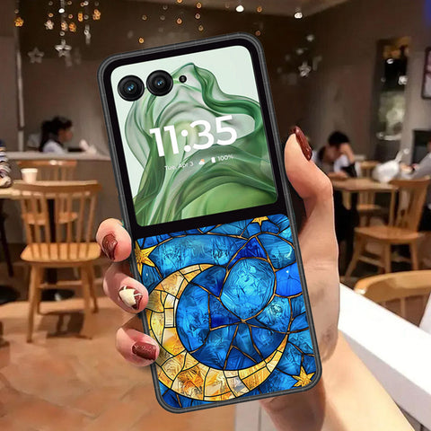 Motorola Razr Plus 2024 Cover - Celestial Starry Universe Series - HQ Premium Shine Durable Shatterproof Case