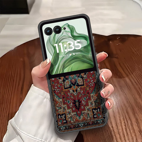 Motorola Razr 50 Cover - ONation Persian Rugs Series - HQ Premium Shine Durable Shatterproof Case