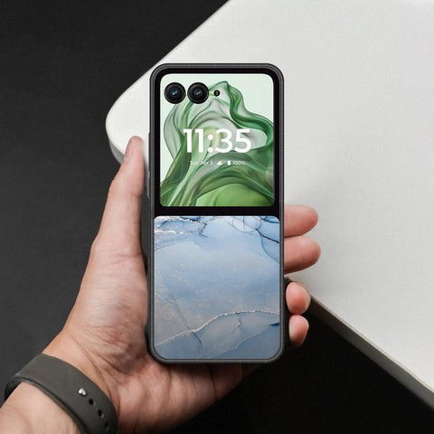 Motorola Razr Plus 2024 Cover - Mystic Marble Series - HQ Premium Shine Durable Shatterproof Case