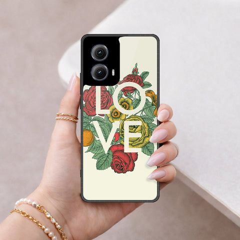 Motorola Edge (2024) Cover - Floral Series 2 - HQ Premium Shine Durable Shatterproof Case