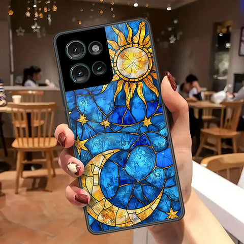 Motorola Edge 50 Cover - Celestial Starry Universe Series - HQ Premium Shine Durable Shatterproof Case