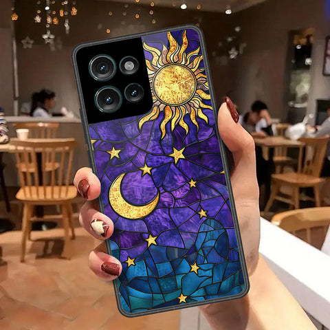 Motorola Edge 50 Cover - Celestial Starry Universe Series - HQ Premium Shine Durable Shatterproof Case