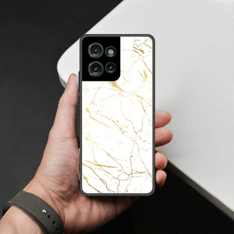 Motorola Edge 50 Cover - White Marble Series 2 - HQ Premium Shine Durable Shatterproof Case