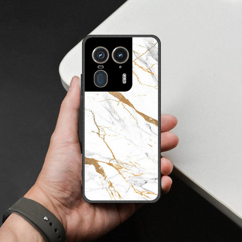 Motorola Edge 50 Ultra Cover - Mystic Marble Series - HQ Premium Shine Durable Shatterproof Case