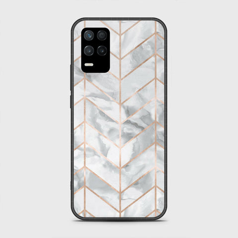 Realme Narzo 30 5G Cover- White Marble Series 2 - HQ Premium Shine Durable Shatterproof Case