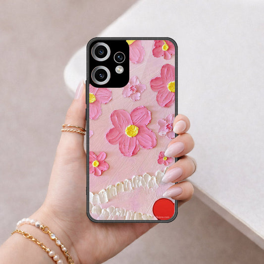 Nothing CMF Phone 2 Pro Cover - Floral Series - Design 2 - Pink - HQ Premium Shine Durable Shatterproof Case